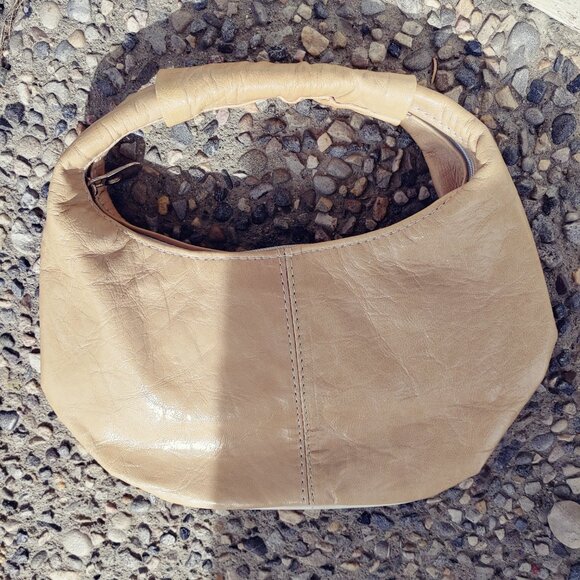 Custom Made Light Beige Leather Mini Handbag - Picture 15 of 16